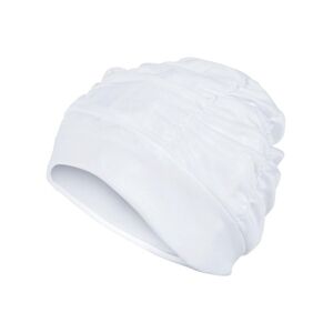 Fashy Pleated Fabric Swim Cap