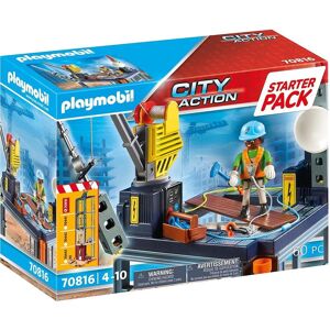 PLAYMOBIL 70816 Construction Site Starter Pack