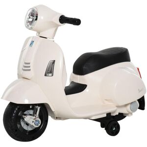 HOMCOM Vespa Licensed Kids Ride On Motorcycle 6V Battery Powered Toys