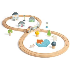 Bigjigs Toys Woodland Animal Train Set