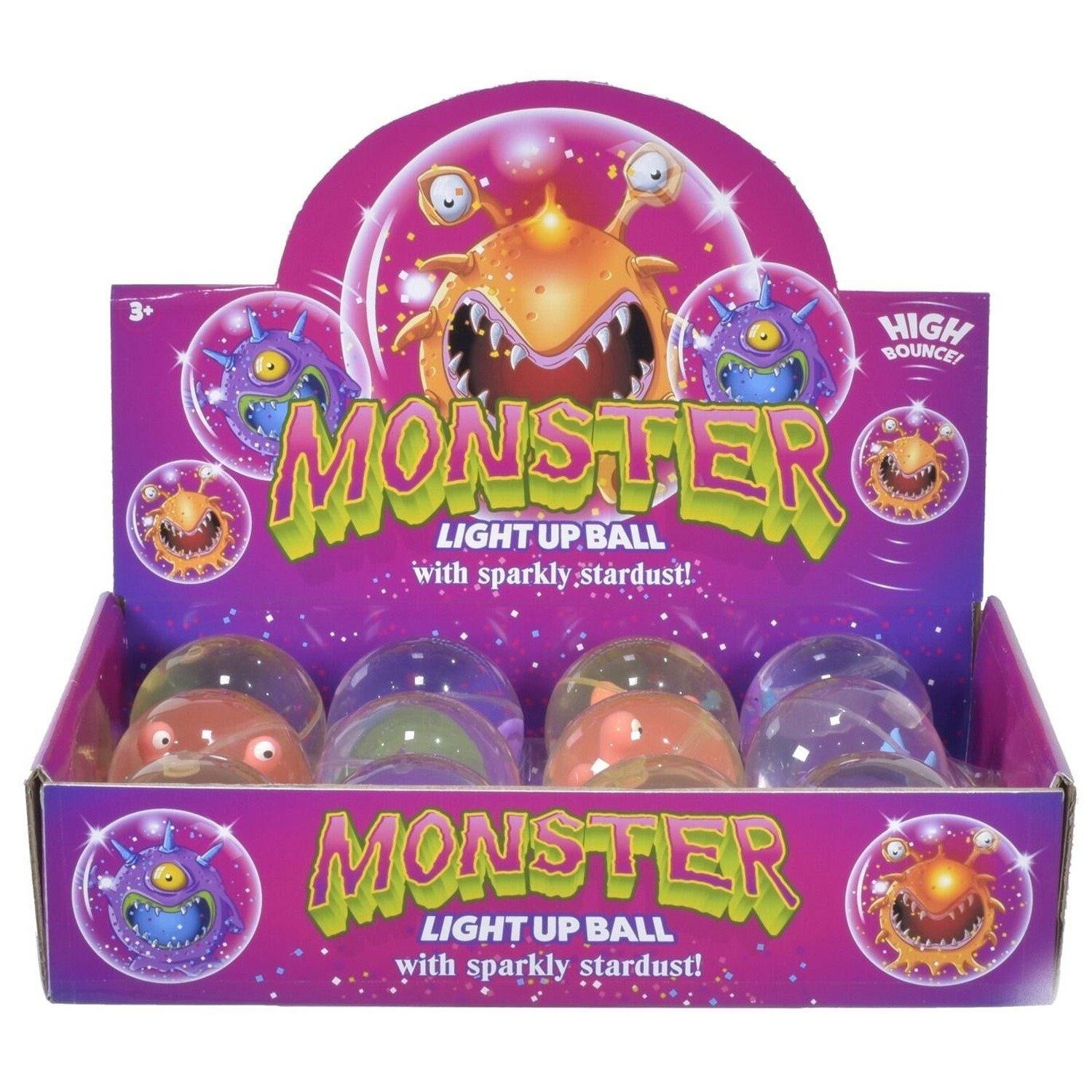 Kandy Toys Monster Light Up High Bounce Ball