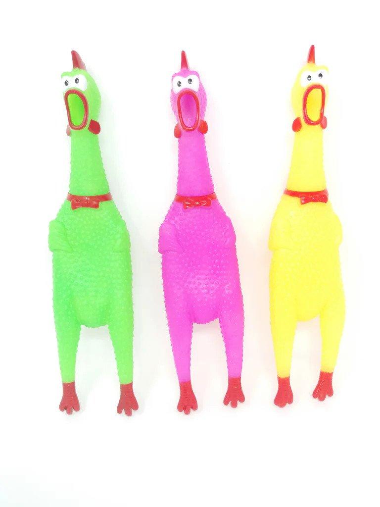 Kandy Toys Crazy Squawking Chicken (One Supplied)