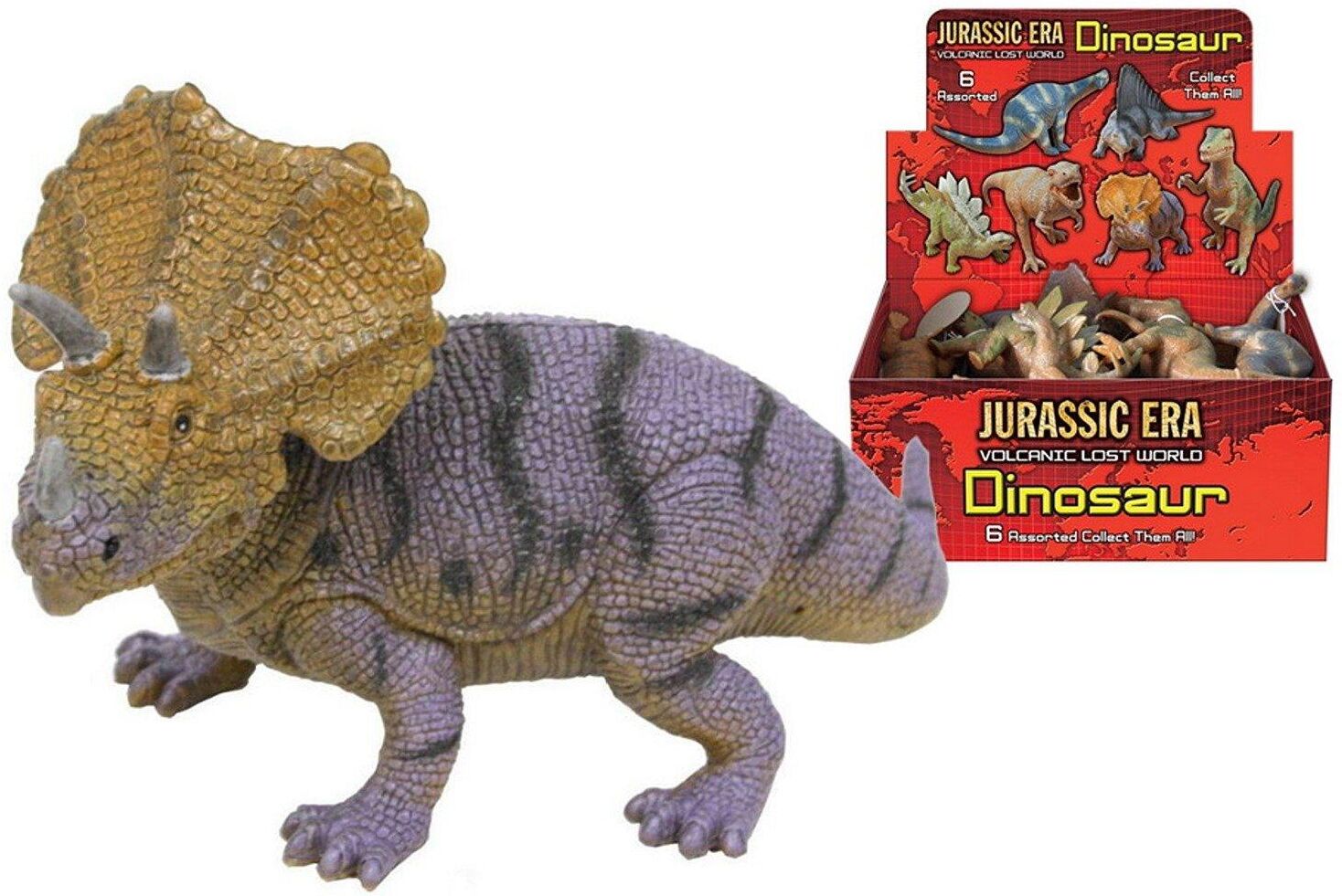 Kandy Toys Dinosaurs 17 20Cm 6 Assorted Designs  (One Supplied)