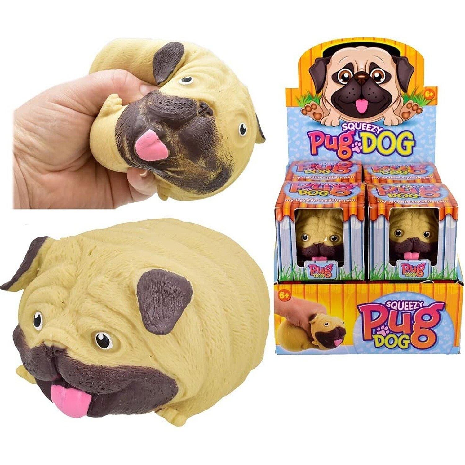 Kandy Toys Squeezey Pug Dog