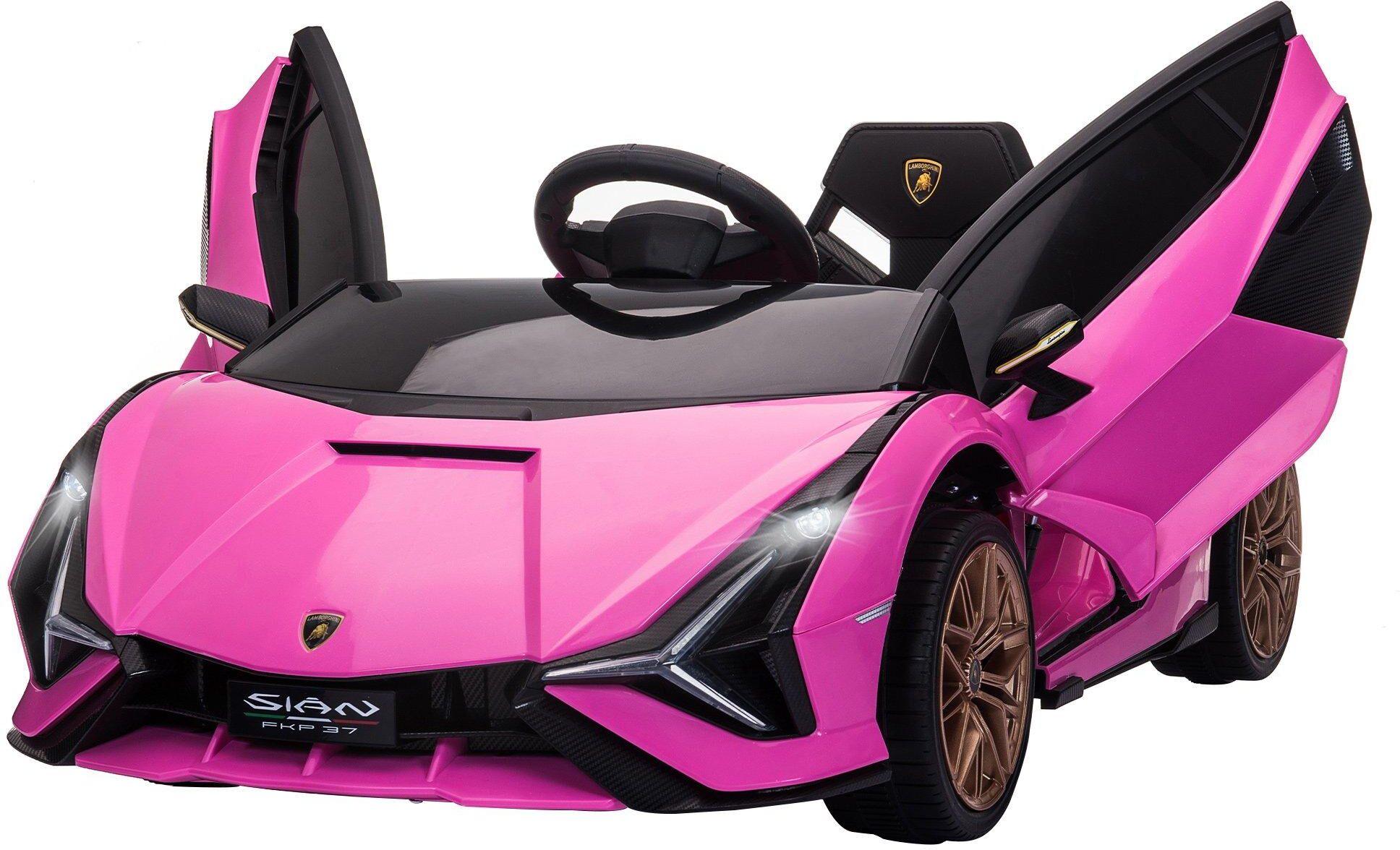 HOMCOM Lamborghini SIAN 12V Kids Electric Ride On Car Toy Remote Control