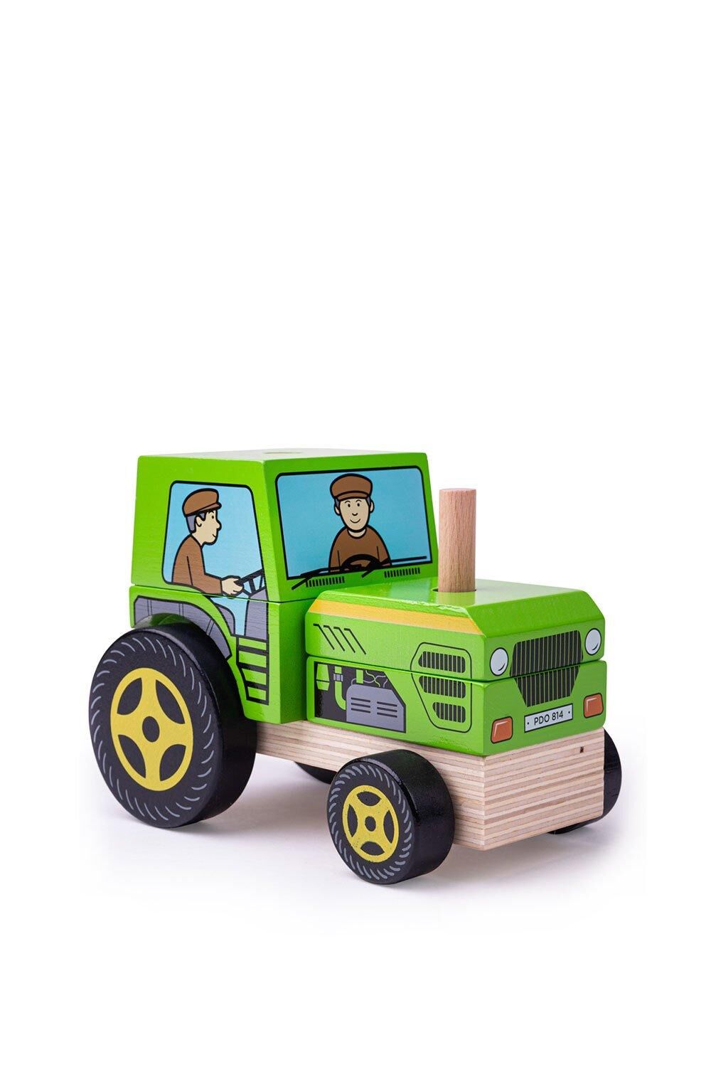 Bigjigs Toys Stacking Tractor Toy