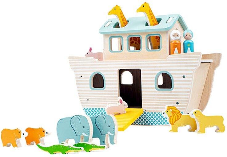 Bigjigs Toys Wooden Noah's Ark Toy