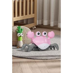 H&O Direct Pink Crawling Crab Toy Suitable for Infants & Young Children w/ Luminous Function, Interactive Music Toy That Automatically Avoids Pink H&O Direct Pink Crawling Crab Toy Suitable for Infants & Young Children w/ Luminous Function, Interactive Music Toy That Automatically Avoids Pink