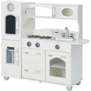 Teamson Kids White Westchester Retro Wooden Kitchen Toy Kitchen With Ice Maker White Teamson Kids White Westchester Retro Wooden Kitchen Toy Kitchen With Ice Maker White