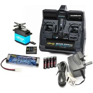 Carson Tamiya C707132 RC Starter Set v3.1 with 2.4 Ghz Stick Radio, 7.2v Battery & Charger Multicolor Carson Tamiya C707132 RC Starter Set v3.1 with 2.4 Ghz Stick Radio, 7.2v Battery & Charger Multicolor