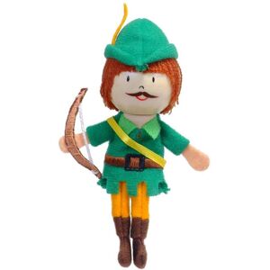 Fiesta Crafts Robin Hood Finger Puppet with Wooden Head Multicolor Fiesta Crafts Robin Hood Finger Puppet with Wooden Head Multicolor