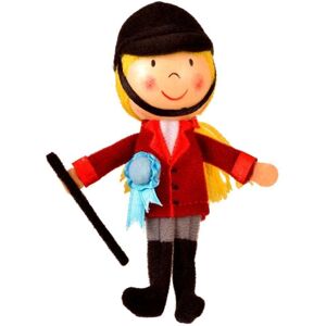 Fiesta Crafts Horse Rider Finger Puppet Fabric Interactive Horse Rider Multicolor Fiesta Crafts Horse Rider Finger Puppet Fabric Interactive Horse Rider Multicolor