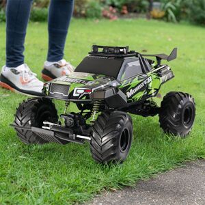 Menkind Remote Control Rock Monster Truck in Green Green Menkind Remote Control Rock Monster Truck in Green Green