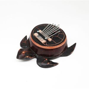 KDMD Kalimba Antique Turtle Coconut in Black Black KDMD Kalimba Antique Turtle Coconut in Black Black
