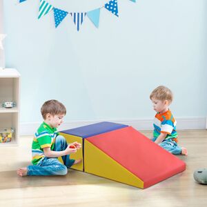 HOMCOM 2 Piece Soft Play Set for Toddler Climb and Crawl - Play Set HOMCOM 2 Piece Soft Play Set for Toddler Climb and Crawl - Play Set