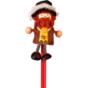 Fiesta Crafts Henry VIII Pencil 2 Pack - Hand Painted with Removable Puppet Multicolor Fiesta Crafts Henry VIII Pencil 2 Pack - Hand Painted with Removable Puppet Multicolor