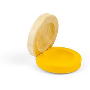Bigjigs Toys Children's Wooden Castanets - One Pair - Yellow Yellow Bigjigs Toys Children's Wooden Castanets - One Pair - Yellow Yellow