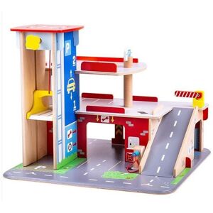 Bigjigs Toys Park & Play Garage Playset Multicolor Bigjigs Toys Park & Play Garage Playset Multicolor