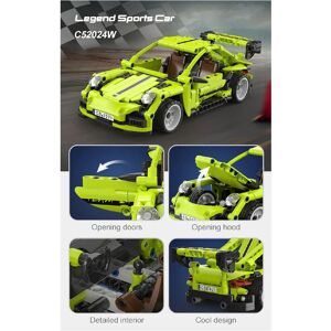 CaDa Legends Sports Car 1:18 Pull Back Racing Car 387 Pieces Multicolor CaDa Legends Sports Car 1:18 Pull Back Racing Car 387 Pieces Multicolor