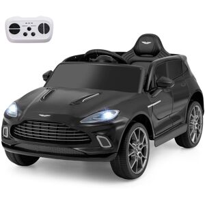 Costway 12V Ride On Car Licensed Aston Martin DBX Electric Vehicle in Black Black Costway 12V Ride On Car Licensed Aston Martin DBX Electric Vehicle in Black Black