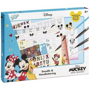 Totum Mickey & Friends Hand lettering set in a handy storage box in Red Red Totum Mickey & Friends Hand lettering set in a handy storage box in Red Red