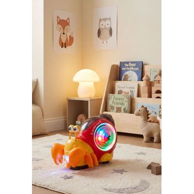 Living and Home Crawling Crab Toys with Lights and Music in Orange Orange Living and Home Crawling Crab Toys with Lights and Music in Orange Orange