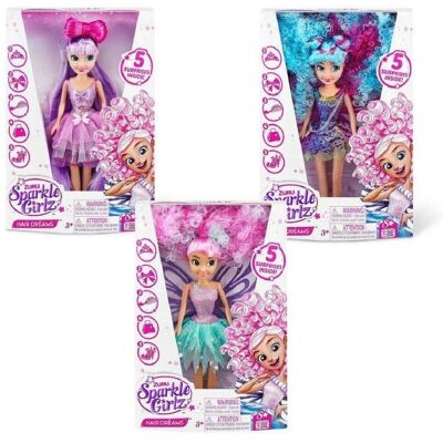 ZURU Sparkle Girlz Dream Styles Doll - Rainbow, 10.5 inch ZURU Sparkle Girlz Dream Styles Doll - Rainbow, 10.5 inch