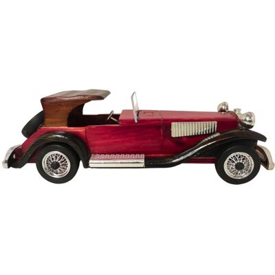 netfurniture Imperial Model Car Handcrafted Wooden Classic 37 cm in Grey Grey netfurniture Imperial Model Car Handcrafted Wooden Classic 37 cm in Grey Grey