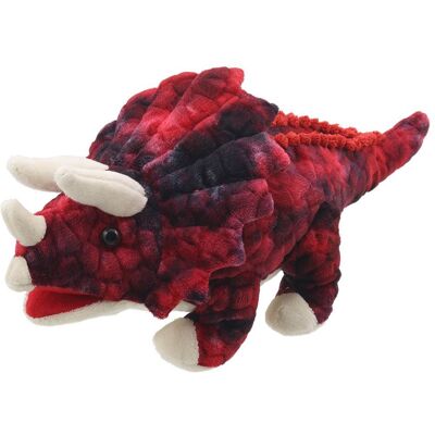 The Puppet Company Triceratops - Red - Baby Dinos Multicolor The Puppet Company Triceratops - Red - Baby Dinos Multicolor