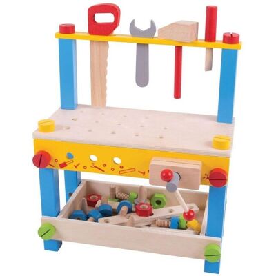Bigjigs Toys My First Workbench Multicolor Bigjigs Toys My First Workbench Multicolor