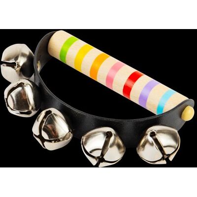 Bigjigs Toys Hand Bells Pack of 2 - Children's Musical Instrument Toy Multicolor Bigjigs Toys Hand Bells Pack of 2 - Children's Musical Instrument Toy Multicolor