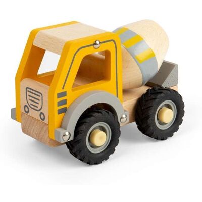 Bigjigs Toys Mini Yellow Cement Mixer Truck Yellow Bigjigs Toys Mini Yellow Cement Mixer Truck Yellow