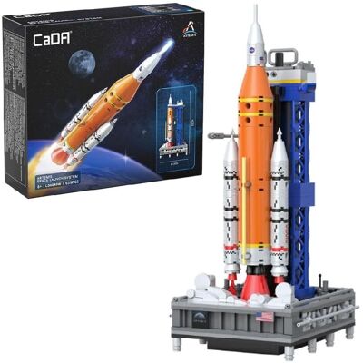 CaDa Nasa Artemis Space Launch System Rocket 659 Piece Construction Set Multicolor CaDa Nasa Artemis Space Launch System Rocket 659 Piece Construction Set Multicolor