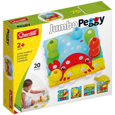 Quercetti Jumbo Peggy - 20 pz Size: 1 Pack Multicolor 1 Pack Quercetti Jumbo Peggy - 20 pz Size: 1 Pack Multicolor 1 Pack