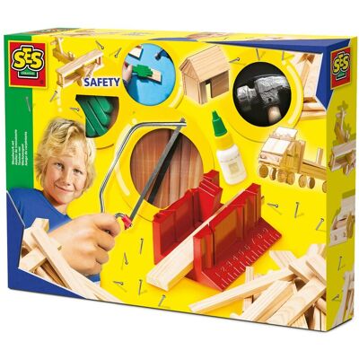 SES Creative Woodwork set deluxe Size: 1 Pack Multicolor 1 Pack SES Creative Woodwork set deluxe Size: 1 Pack Multicolor 1 Pack