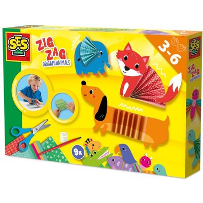 SES Creative Zig zag origami animals Size: 1 Pack Multicolor 1 Pack SES Creative Zig zag origami animals Size: 1 Pack Multicolor 1 Pack
