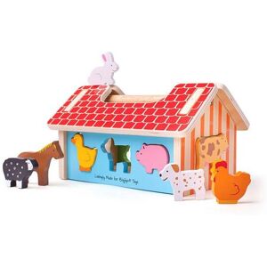 Bigjigs Toys Farmhouse Shape Sorter Toy