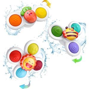 Dyzi Suction Cup Fidget Spinner - Sensory Bath Toy Kids Pack of 3 Multicolor Dyzi Suction Cup Fidget Spinner - Sensory Bath Toy Kids Pack of 3 Multicolor
