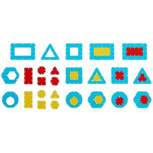 Edx Education Interlocking Geo Shapes Multicolor Edx Education Interlocking Geo Shapes Multicolor