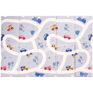 KandyToys Large Foldable Waterproof Baby Play Mat in Blue Blue KandyToys Large Foldable Waterproof Baby Play Mat in Blue Blue