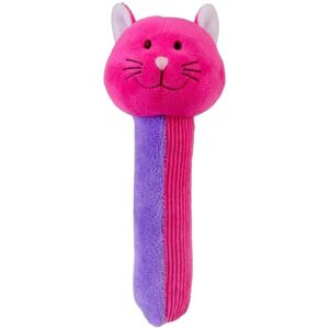 Fiesta Crafts Cat Baby Sensory Squeakaboo Squeaker Toy Rattle Multicolor Fiesta Crafts Cat Baby Sensory Squeakaboo Squeaker Toy Rattle Multicolor
