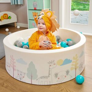 Liberty House Toys Jungle Ball Pit in White White Liberty House Toys Jungle Ball Pit in White White