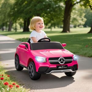 AIYAPLAY Mercedes-Benz GLC Licensed Kids Ride on Car with Remote in Pink Pink AIYAPLAY Mercedes-Benz GLC Licensed Kids Ride on Car with Remote in Pink Pink