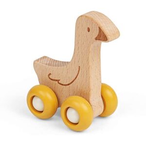 Bigjigs Toys Farm Animal on Wheels (Goose) - Mini Wooden Push Along Animals Multicolor Bigjigs Toys Farm Animal on Wheels (Goose) - Mini Wooden Push Along Animals Multicolor