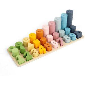 BIGJIGS Educational Toy - Number Discs & Shapes Learning BIGJIGS Educational Toy - Number Discs & Shapes Learning