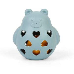 Bigjigs Toys Honey Bear Rattle - Sensory Shaker & Teething Toy in Blue Blue Bigjigs Toys Honey Bear Rattle - Sensory Shaker & Teething Toy in Blue Blue