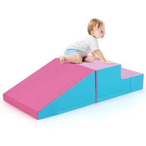 Gymax 2Pcs Climb & Crawl Activity Play Set Foam Soft Toy Stairs Ramp Climber in Rose Size: 2 Pack Rose 2 Pack Gymax 2Pcs Climb & Crawl Activity Play Set Foam Soft Toy Stairs Ramp Climber in Rose Size: 2 Pack Rose 2 Pack