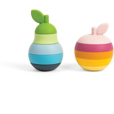 Bigjigs Toys 10 Piece Stacking Apple & Pear Stacking Toy Multicolor Bigjigs Toys 10 Piece Stacking Apple & Pear Stacking Toy Multicolor