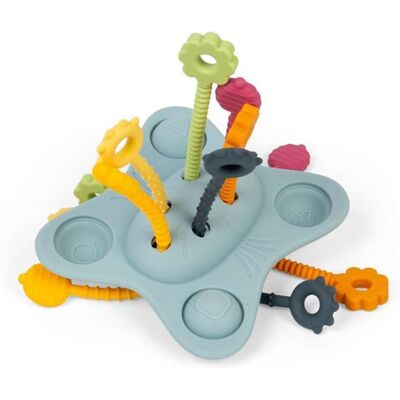 Bigjigs Toys Pull, Push & Pop - Sensory Toy Multicolor Bigjigs Toys Pull, Push & Pop - Sensory Toy Multicolor