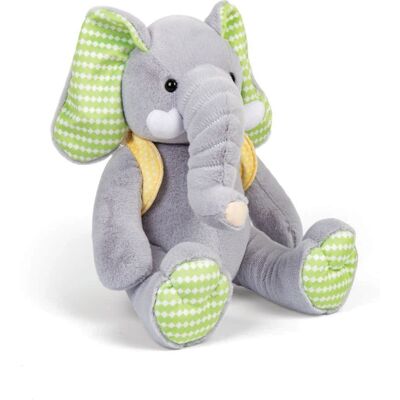 Bigjigs Multi-colored Elephant Plush - Stuffed Animal Bigjigs Multi-colored Elephant Plush - Stuffed Animal